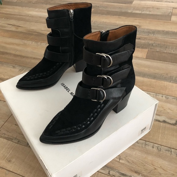 Isabel Marant Leather and Suede Boot - Picture 1 of 6